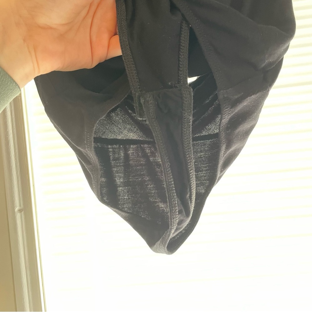 Lulu's Black Backless Long Sleeve Bodysuit XS NWOT - Picture 9 of 16